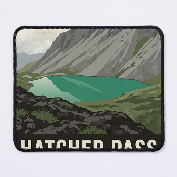 Item preview, Gold Cord Lake Hatcher Pass Alaska Trail Sticker designed and sold by DetourDgn.