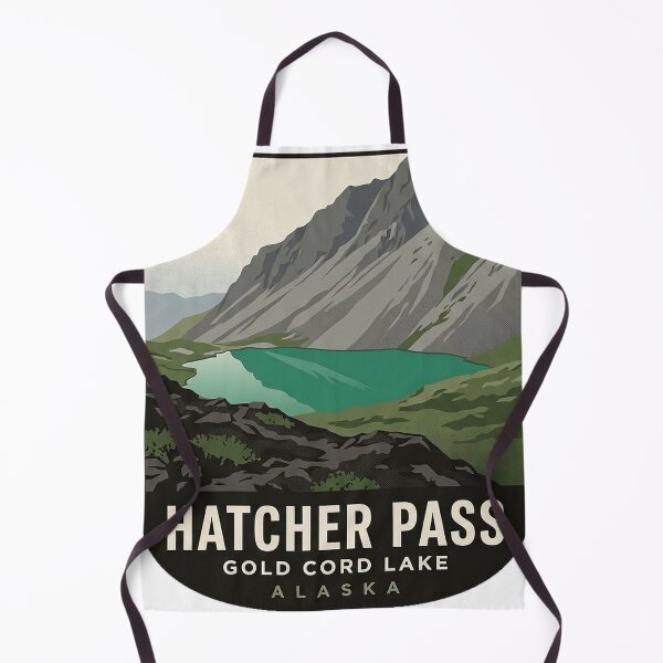 Item preview, Gold Cord Lake Hatcher Pass Alaska Trail Sticker designed and sold by DetourDgn.