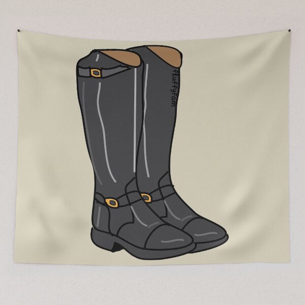 Item preview, Cute horse riding boots designed and sold by fluffyfamcraft.