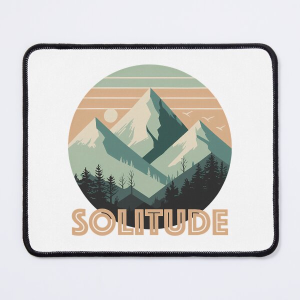 Item preview, Vintage Solitude Mountain Peak - Retro Pine Forest Sunset designed and sold by SharkCoDesigns.