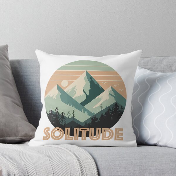 Item preview, Vintage Solitude Mountain Peak - Retro Pine Forest Sunset designed and sold by SharkCoDesigns.