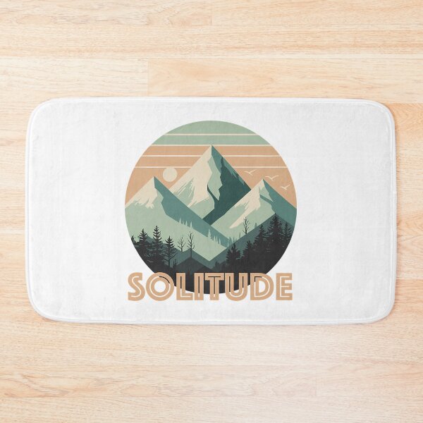 Item preview, Vintage Solitude Mountain Peak - Retro Pine Forest Sunset designed and sold by SharkCoDesigns.