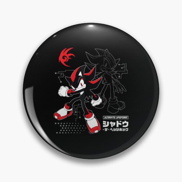 Item preview, Sonic The Hedgehog Shadow Red Strike Action Pose designed and sold by cutezodiac.