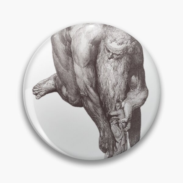 Item preview, Antaeus with Dante and Virgil – Gustave Doré Engraving designed and sold by Fallen Fenris.