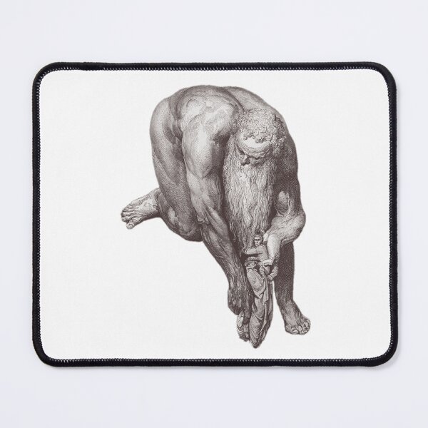 Item preview, Antaeus with Dante and Virgil – Gustave Doré Engraving designed and sold by Fallen Fenris.