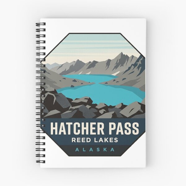 Item preview, Reed Lakes Hatcher Pass Alaska Boulder Field Sticker designed and sold by DetourDgn.