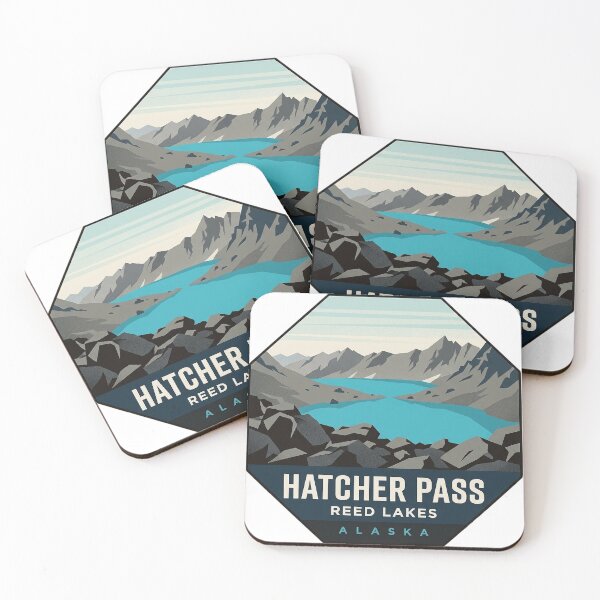 Item preview, Reed Lakes Hatcher Pass Alaska Boulder Field Sticker designed and sold by DetourDgn.