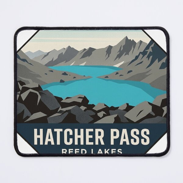 Item preview, Reed Lakes Hatcher Pass Alaska Boulder Field Sticker designed and sold by DetourDgn.