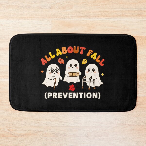Item preview, All About Fall Prevention Cute Ghosts Autumn Leaves designed and sold by SoyLamderma.