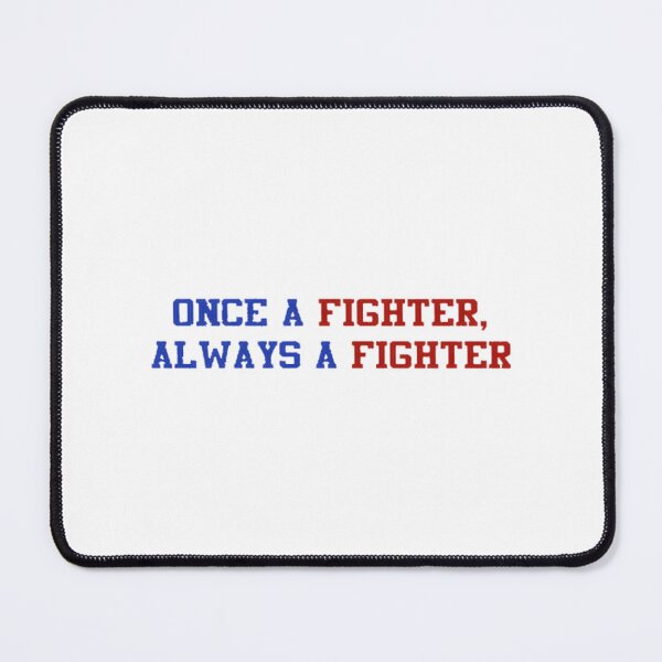 Item preview, Once A Fighter Always A Fighter Vintage Inspirational Boxing Quote Design designed and sold by DoodlAquarian.