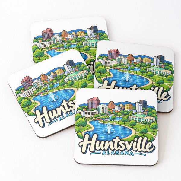 Item preview, Hand Drawn Huntsville Alabama Travel Souvenir Landmark Gift designed and sold by MichaeIRellov.