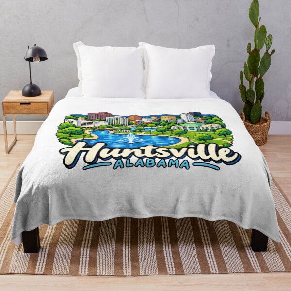Item preview, Hand Drawn Huntsville Alabama Travel Souvenir Landmark Gift designed and sold by MichaeIRellov.