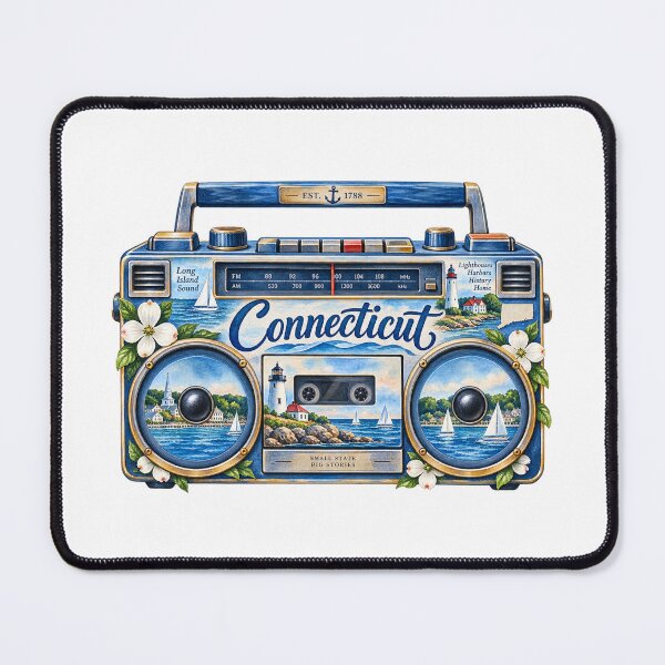 Item preview, Connecticut Gen X Boom Box designed and sold by Whimspired By Paxx.