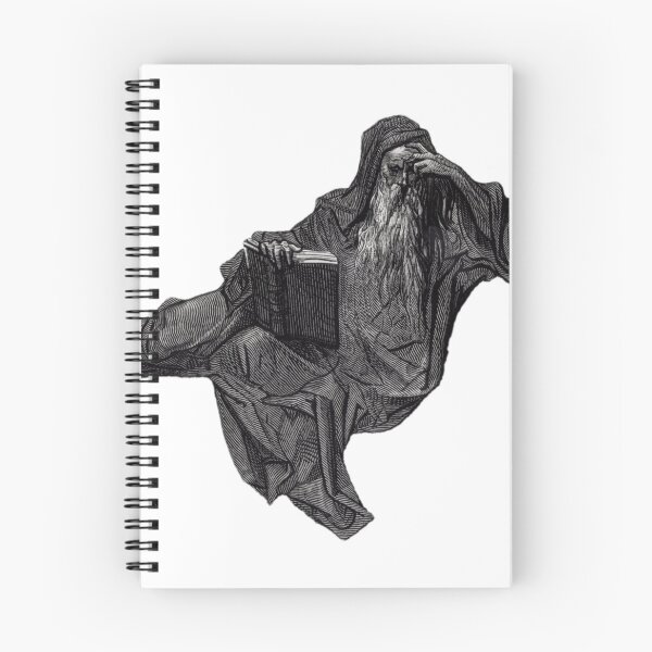 Item preview, Merlín – Grabado de Gustave Doré designed and sold by Fallen Fenris.