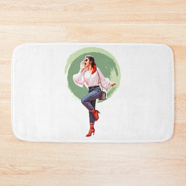 Item preview, Stylish Girl In White Blouse designed and sold by MayaloveStores.