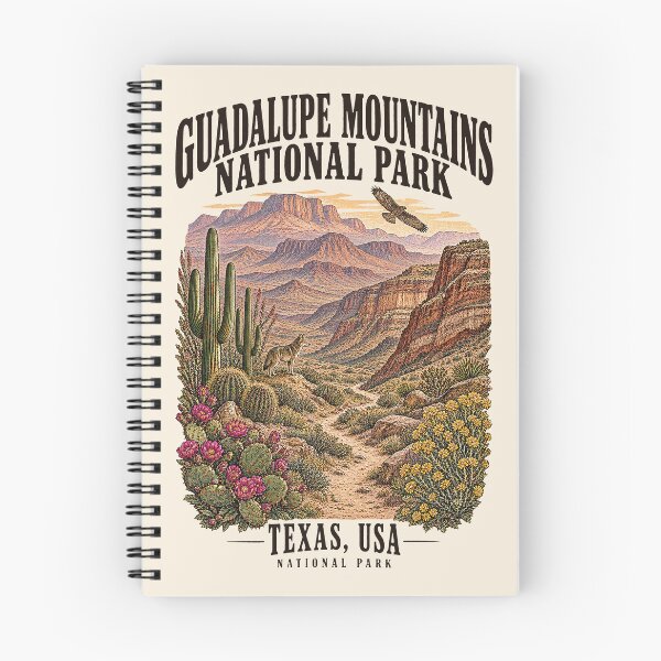 Item preview, Guadalupe Mountains National Park, Texas, USA [Vintage Illustration] designed and sold by elektronen.