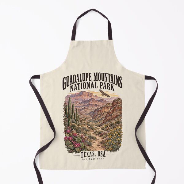 Item preview, Guadalupe Mountains National Park, Texas, USA [Vintage Illustration] designed and sold by elektronen.