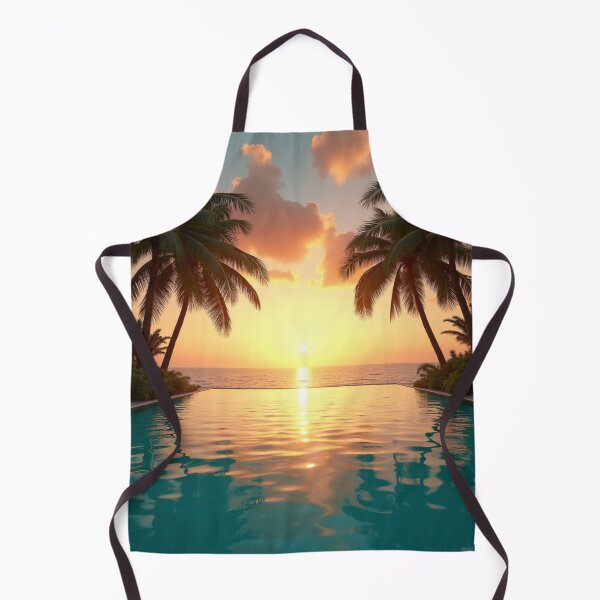 Item preview, Infinity Sunset Retreat  Tropical Paradise Horizon designed and sold by nhk999.