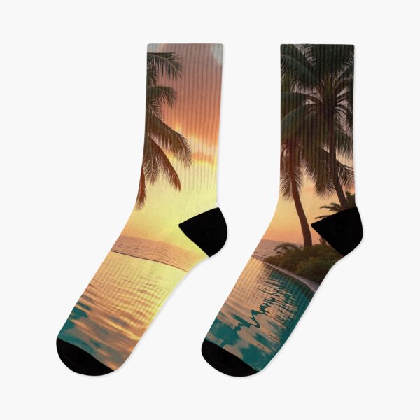 Item preview, Infinity Sunset Retreat  Tropical Paradise Horizon designed and sold by nhk999.