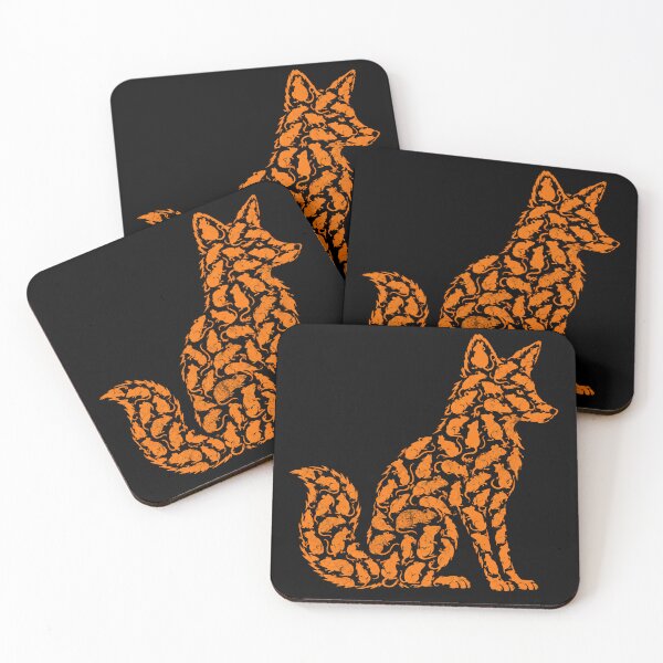 Item preview, Fox of Many Mice designed and sold by Funny Vintage Stickers And T-Shirts.