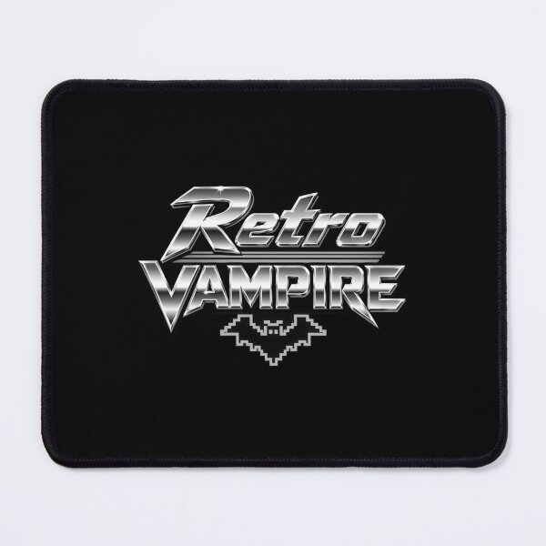 Item preview, Retro Vampire Vibes - Gothic RPG Gamer Design (Black & White Grayscale non-logo version) designed and sold by SlightlyUnreal.