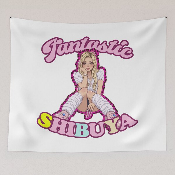 Item preview, Fabulous Chola Y2K Girl | Pink Leopard Glam Aesthetic -SHIBUYA Style- designed and sold by LOVEARTDESIGN.