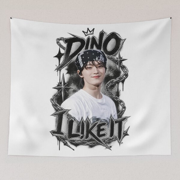 Item preview, DINO SEVENTEEN I LIKE IT Gothic Editorial Idol Poster Design designed and sold by Valeree Store.