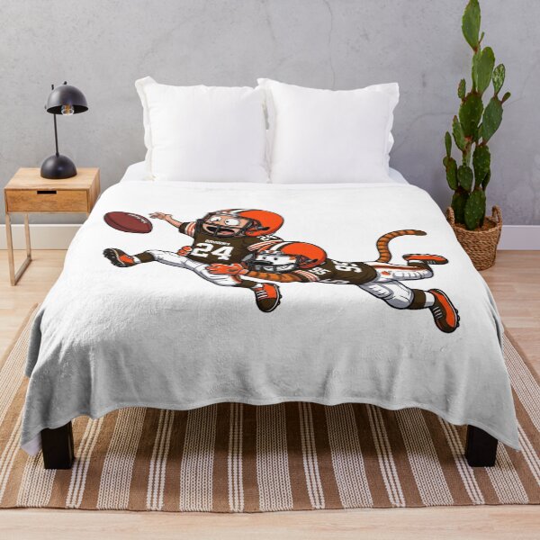 Item preview, Calvin And Hobbes Cleveland Football Action Fan designed and sold by DamianRoy88.