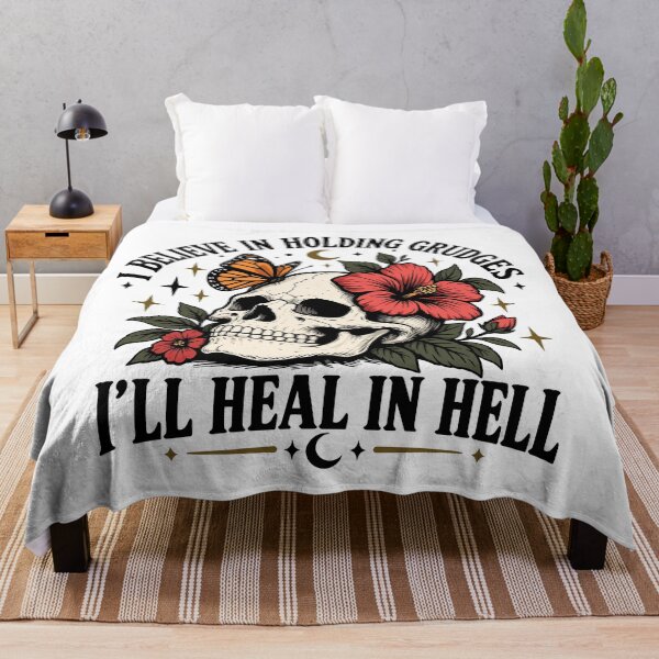 Item preview, I Believe In Holding Grudges, I'll Heal In Hell designed and sold by roni-harbor.