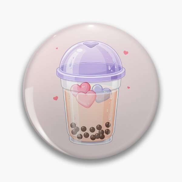 Item preview, Cute Pink Bubble Tea Kawaii Aesthetic – Feminine Pastel Boba Milk Tea designed and sold by MarJul.