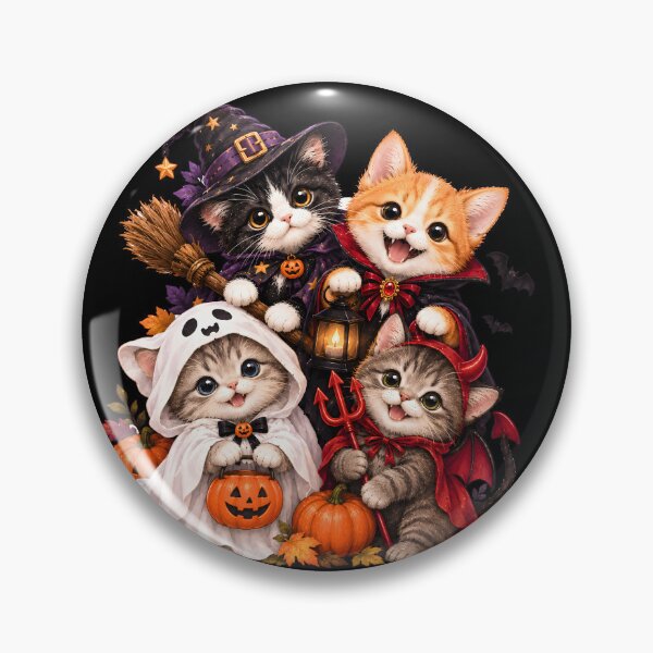 Item preview, Cute Halloween Cats Spooky Costumes Group Art designed and sold by RoyesButler.