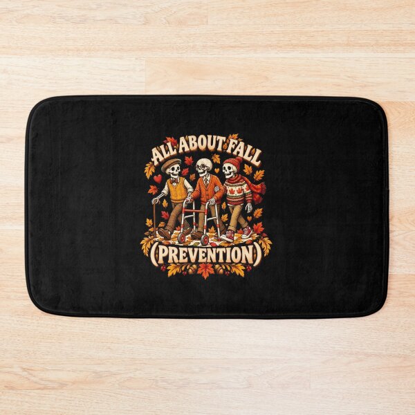 Item preview, All About Fall Prevention Skeleton Autumn Design designed and sold by SoyLamderma.