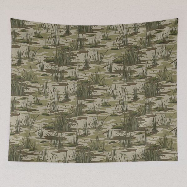 Item preview, Hunting Camping Forest Wood Camouflage Green Brown Camo  designed and sold by gulsumkiyan.