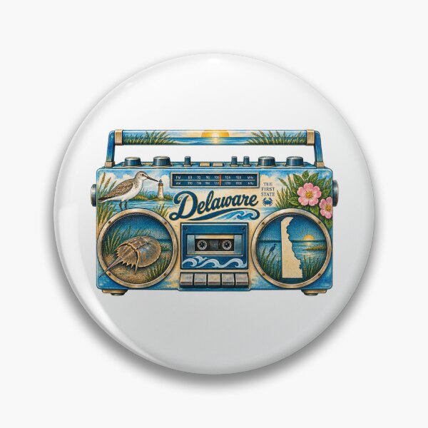 Item preview, Delaware Gen X Boom Box designed and sold by Whimspired By Paxx.