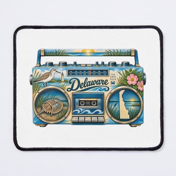 Item preview, Delaware Gen X Boom Box designed and sold by Whimspired By Paxx.