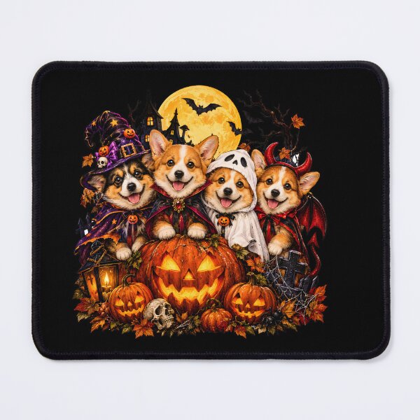 Item preview, Cute Halloween Corgis Spooky Season Costumes Group designed and sold by RoyesButler.