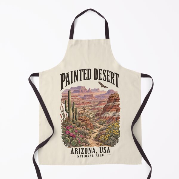 Item preview, Painted Desert, Arizona, USA [Vintage Illustration] designed and sold by elektronen.