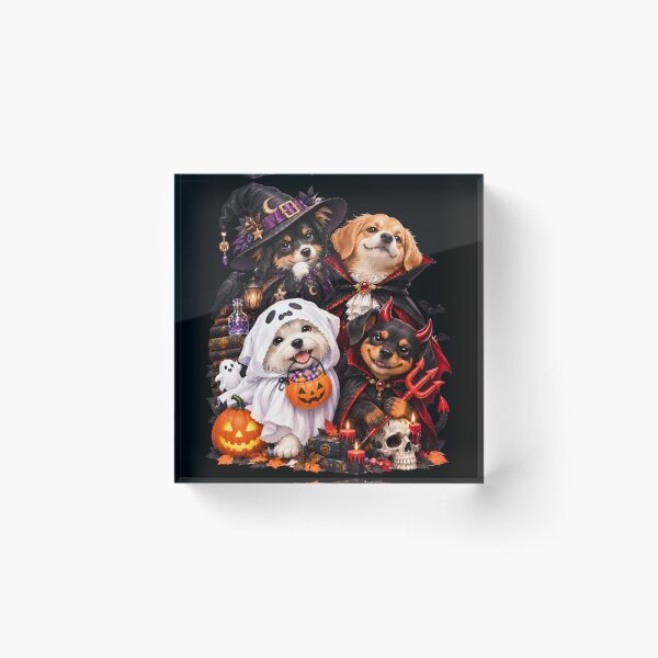 Item preview, Cute Halloween Dogs Spooky Season Costumes Group designed and sold by RoyesButler.
