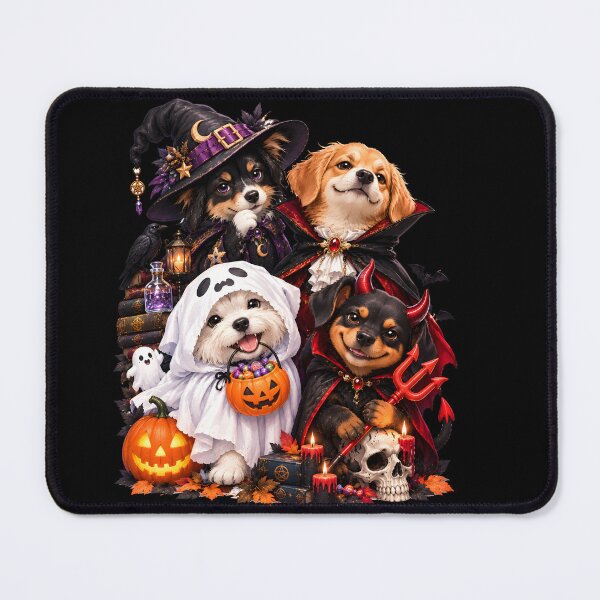 Item preview, Cute Halloween Dogs Spooky Season Costumes Group designed and sold by RoyesButler.
