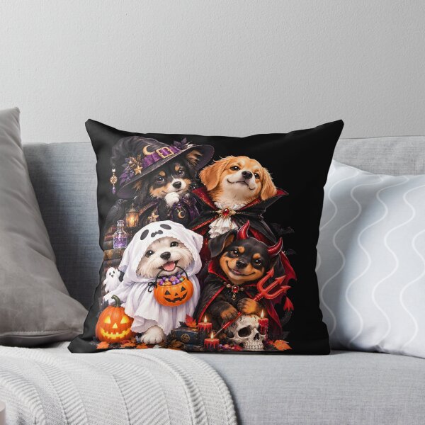 Item preview, Cute Halloween Dogs Spooky Season Costumes Group designed and sold by RoyesButler.