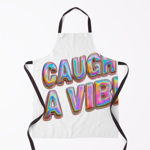 Item preview, Caught A Vibe Iridescent Bubble Lettering designed and sold by NicolasGlowArt.