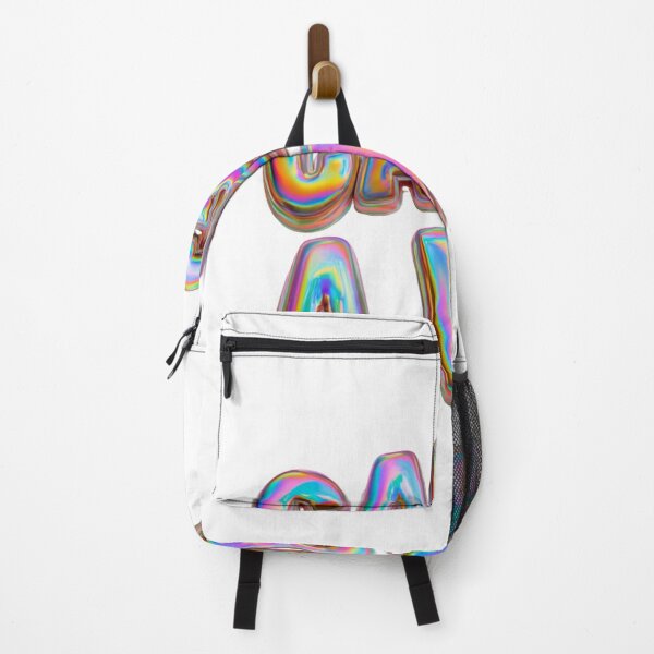 Item preview, Caught A Vibe Iridescent Bubble Lettering designed and sold by NicolasGlowArt.