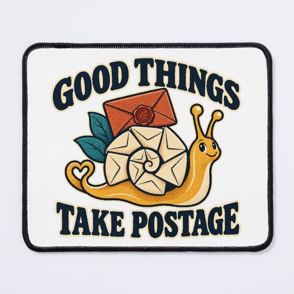 Item preview, Snail Mail Good Things Take Postage designed and sold by RyanCaudell.