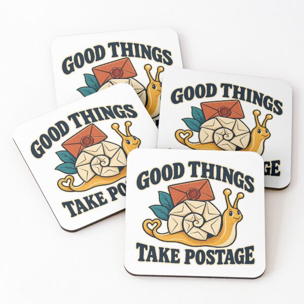 Item preview, Snail Mail Good Things Take Postage designed and sold by RyanCaudell.