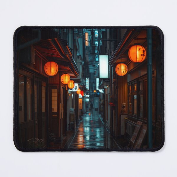 Artikelvorschau, Neonlaternengasse, Tokio bei Nacht entworfen und verkauft von NihonKamonScape.