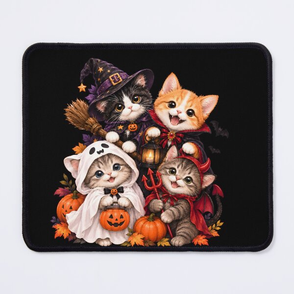 Item preview, Cute Halloween Cats Spooky Costumes Group Art designed and sold by RoyesButler.