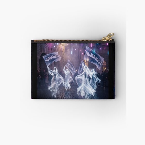 Item preview, DANCING FEMALE HUMANISTS WAVING FLAGS designed and sold by NOIMION DIGITAL ART.