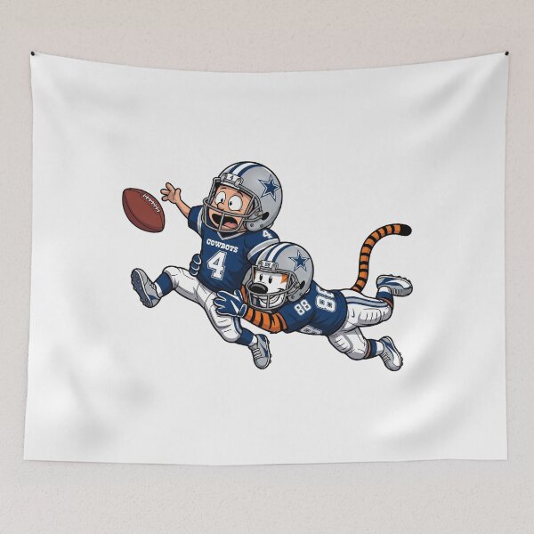Item preview,   Calvin And Hobbes  Dallas  Football Action Fan designed and sold by DamianRoy88.
