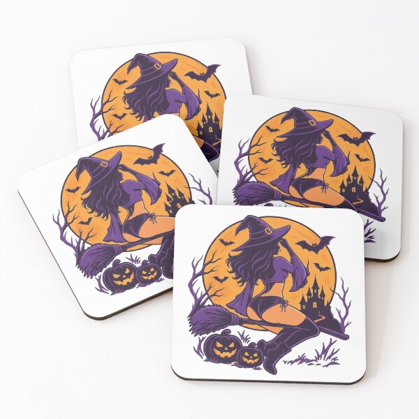 Item preview, Women's Halloween Costume Set For Adults - Purple Witch Design designed and sold by GSJGROUP.