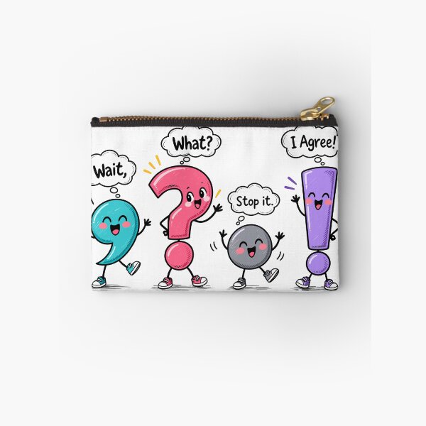 Item preview, Cute Punctuation Marks Funny Grammar Teacher designed and sold by roni-harbor.